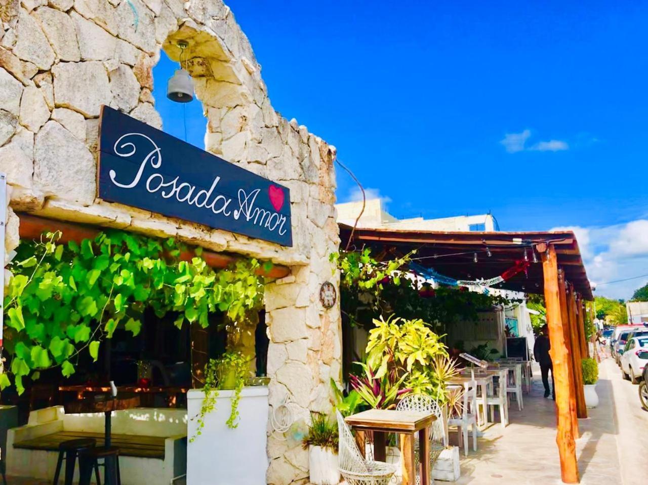 Posada Amor Hotel Boutique Puerto Morelos Ngoại thất bức ảnh